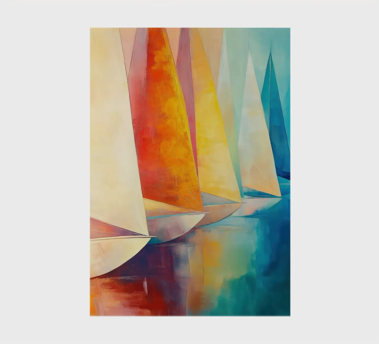 Abstracts zeilboten notebook by Imagine