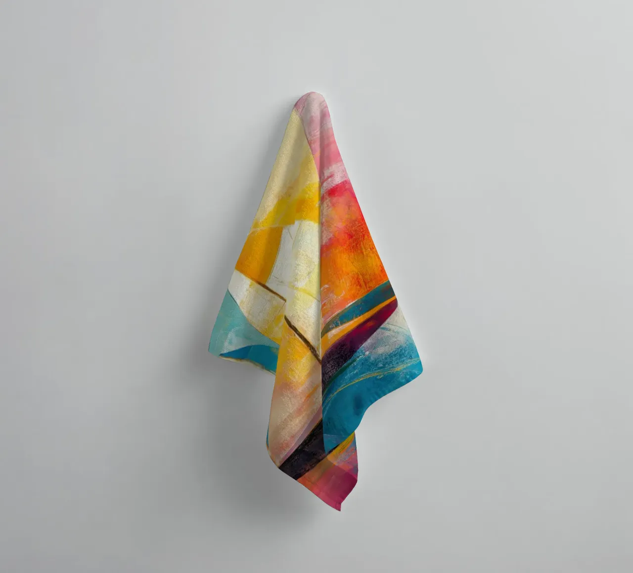 Abstracte zeilboten Handtuch von Imagine