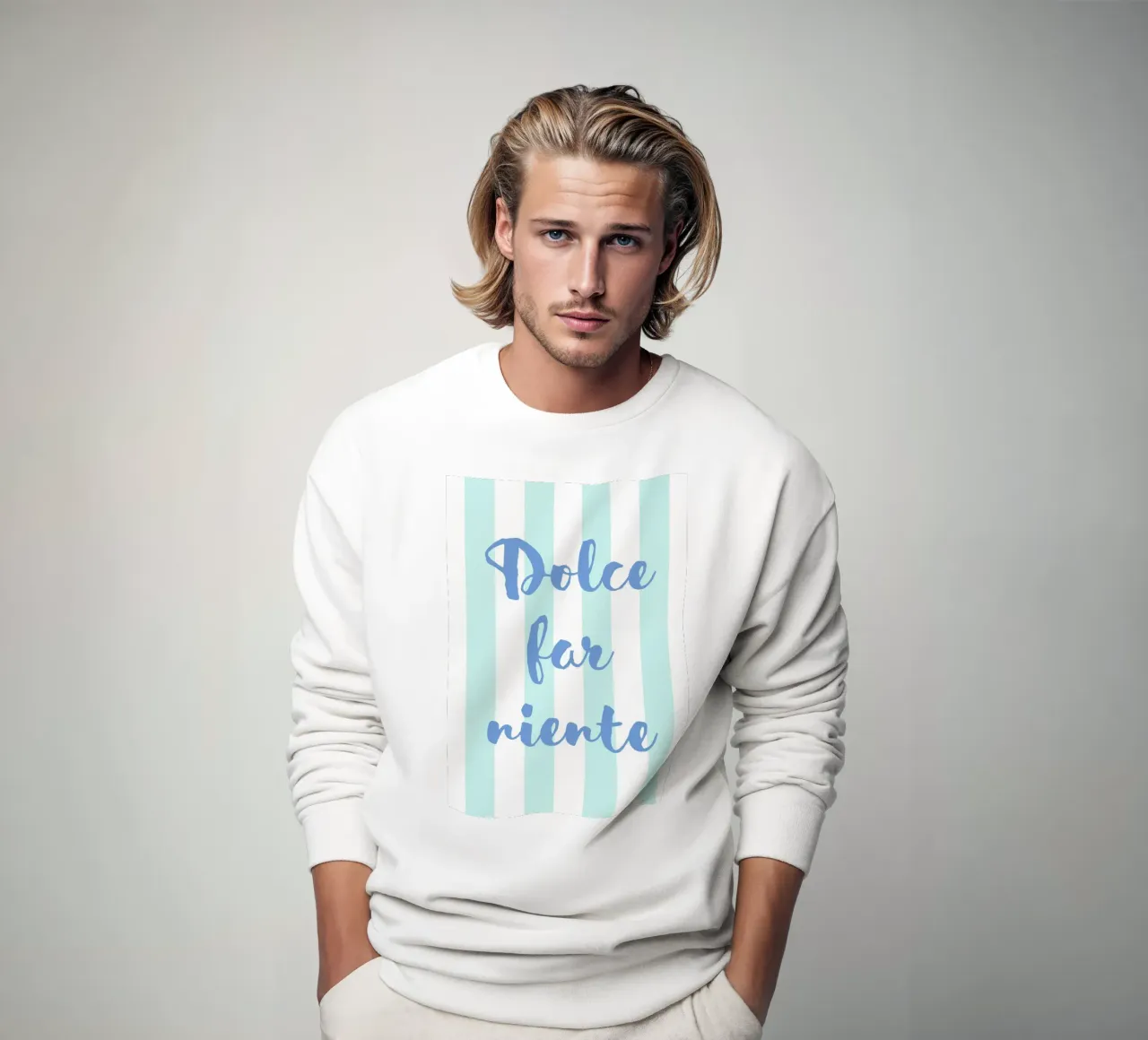 Dolce far Niente Print, Italian Quote Print, Trendy Print felpa da pdigitalprints