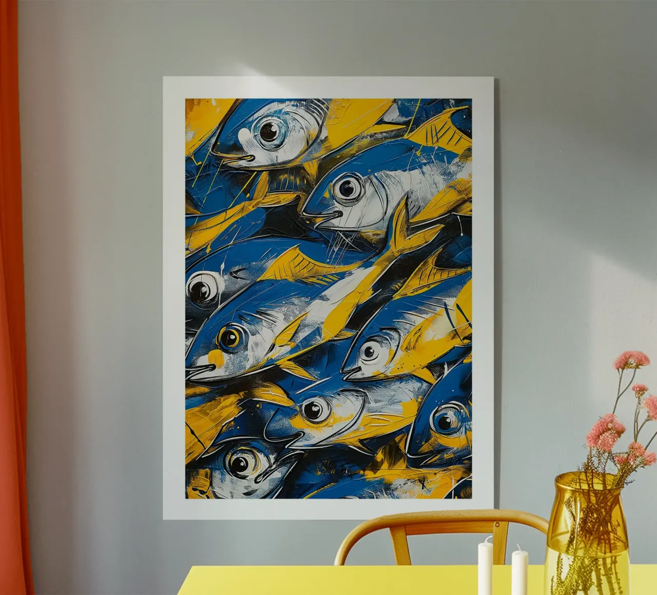 Pesce vibrante plexiglass da DWA