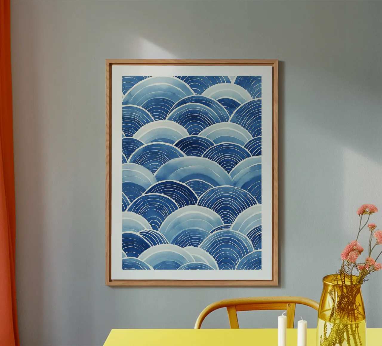 Blue Wave pattern forex plate by DWA