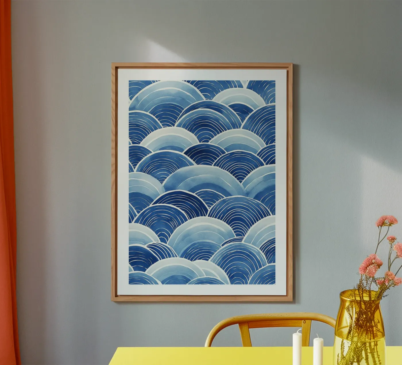 Blue Wave pattern forex-plaat van DWA