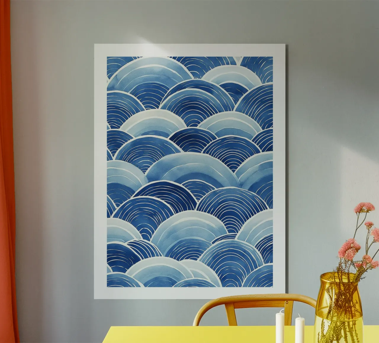Blue Wave pattern forex plate by DWA