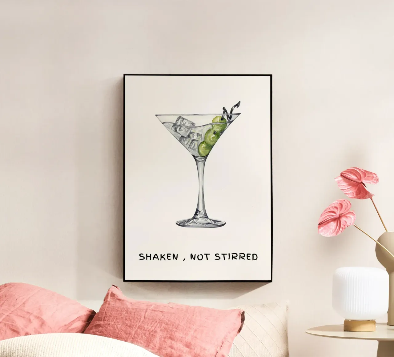 Agitato non mescolato, citazione di James Bond plexiglass da pdigitalprints
