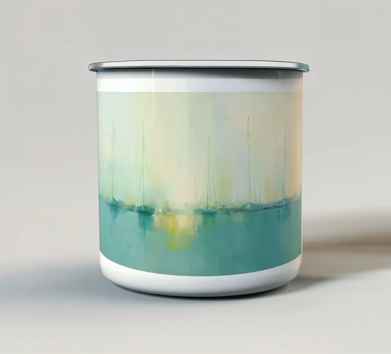 Zeilboten astratto tazza in smalto da Imagine