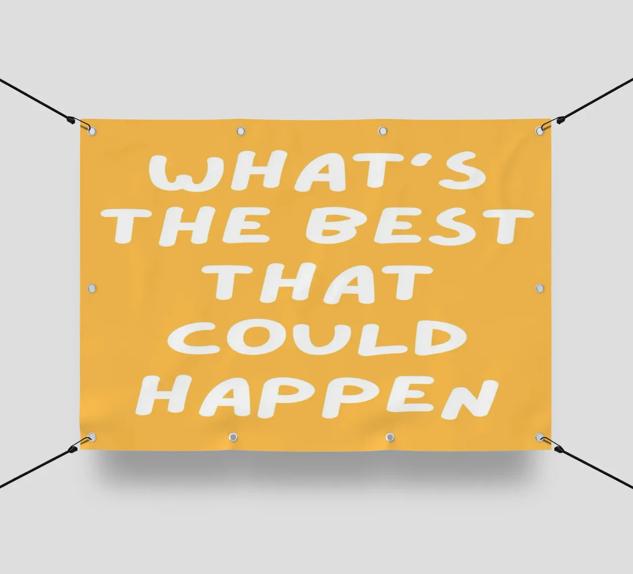 What's the best that could happen quote,Affirmation pvc cover by pdigitalprints