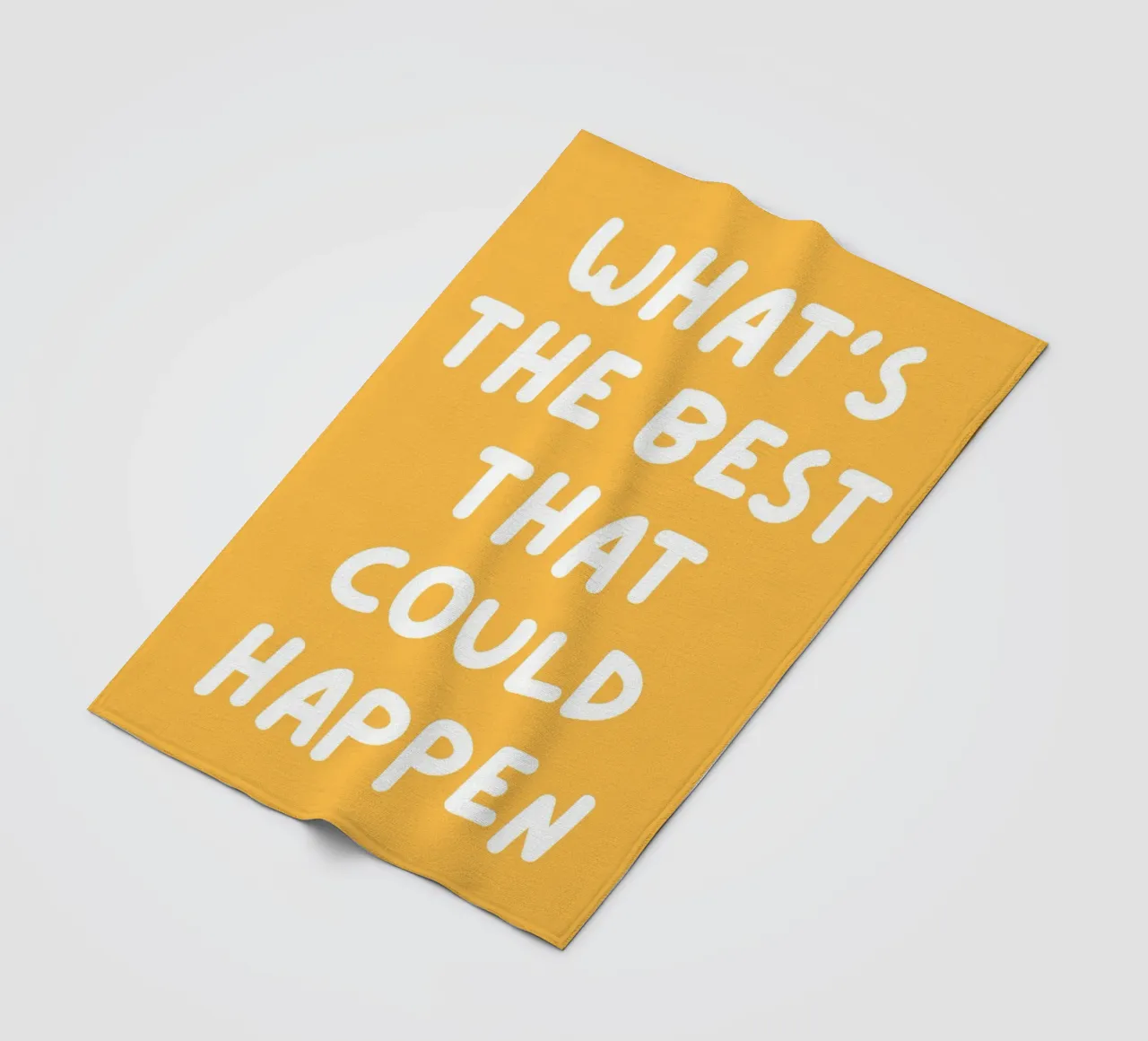 Was ist das Beste, was passieren kann Zitat,Affirmation Fleecedecke von pdigitalprints