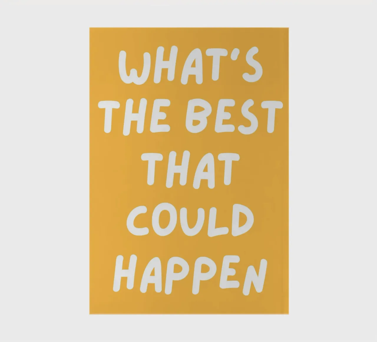 What's the best that could happen quote,Affirmation notebook by pdigitalprints