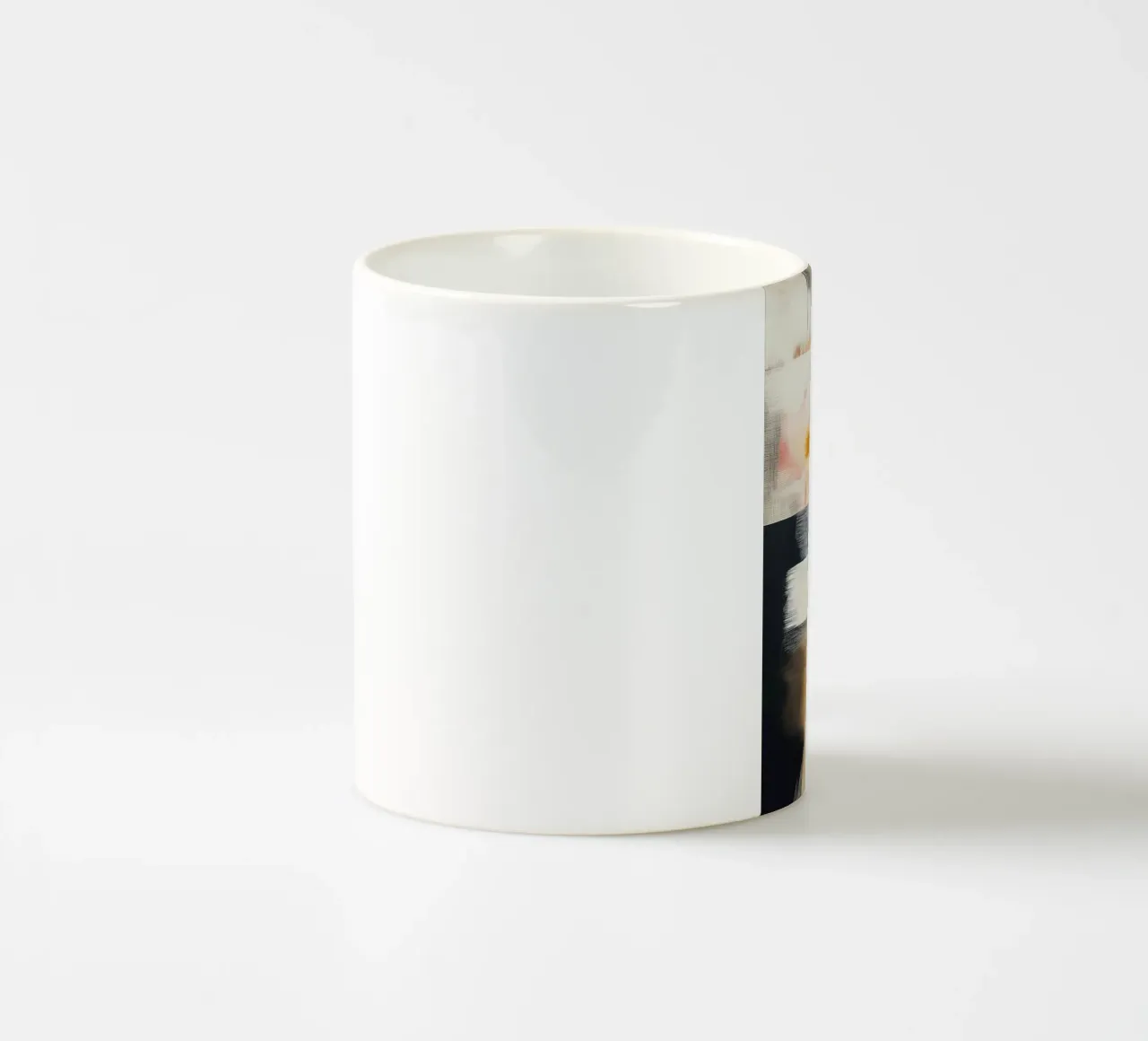 Volto astratto tazza in ceramica da Imagine