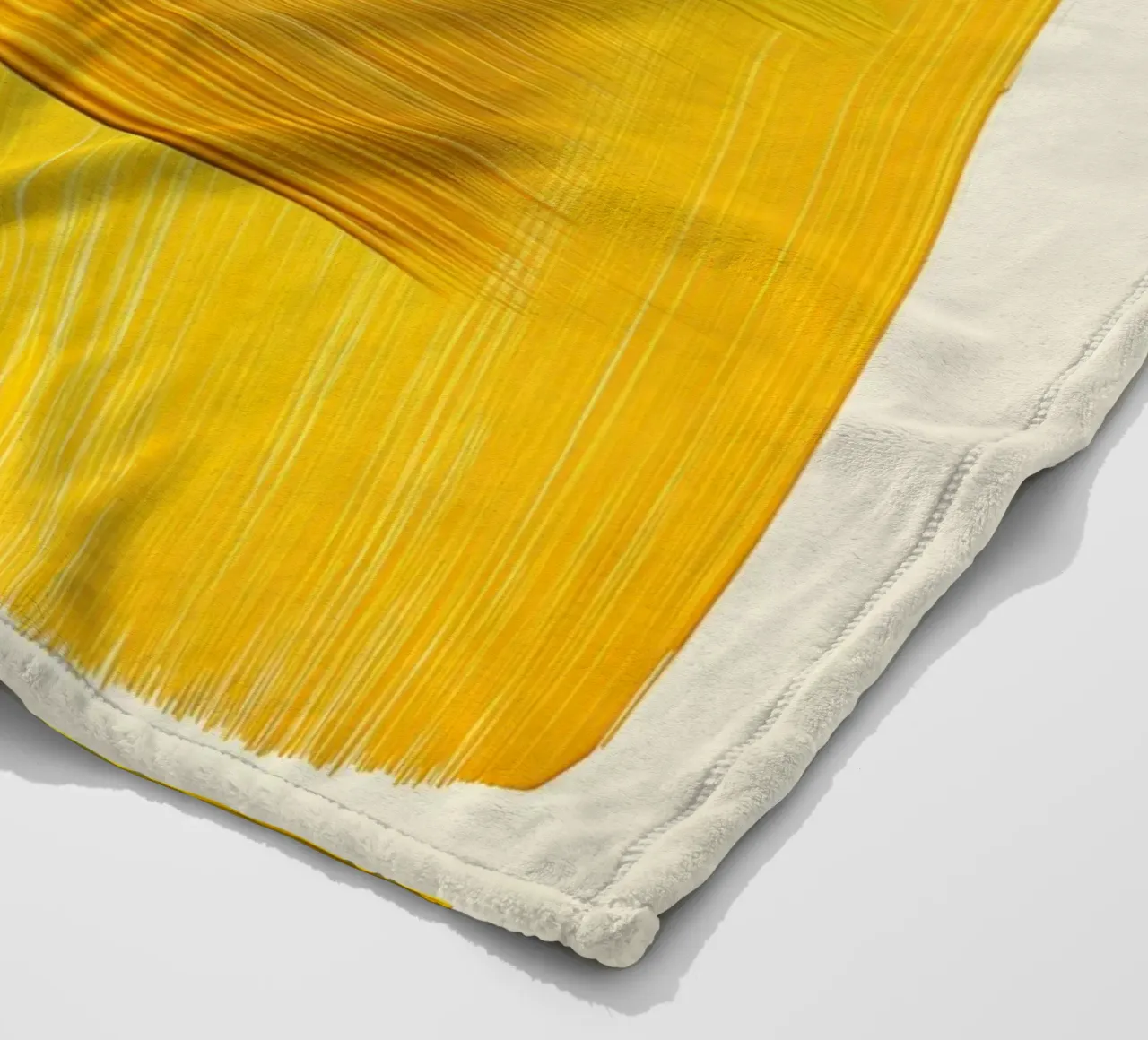 Forme astratte con giallo blu coperta in pile da Imagine