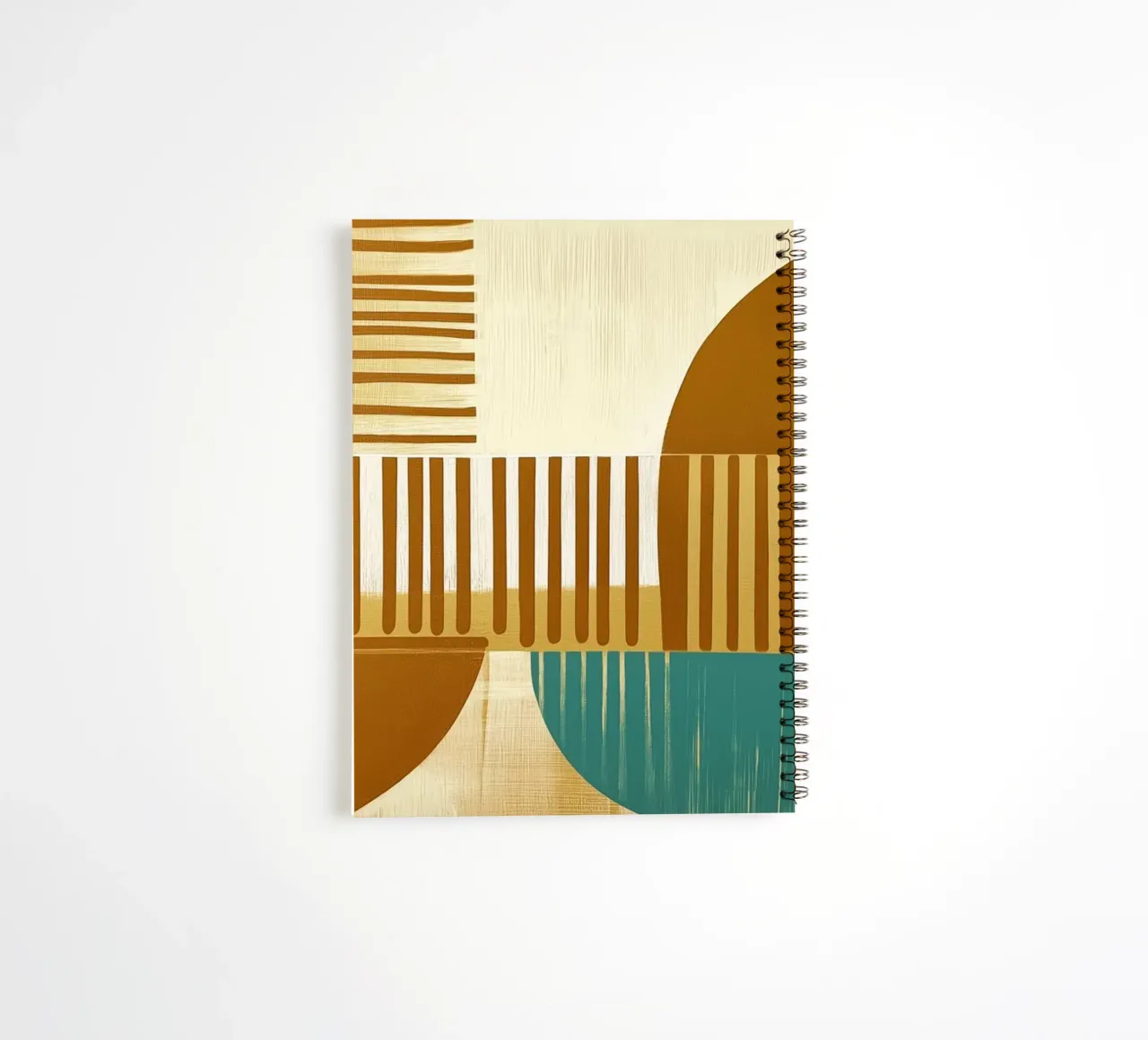 Abstract forms spiral notebook by Imagine