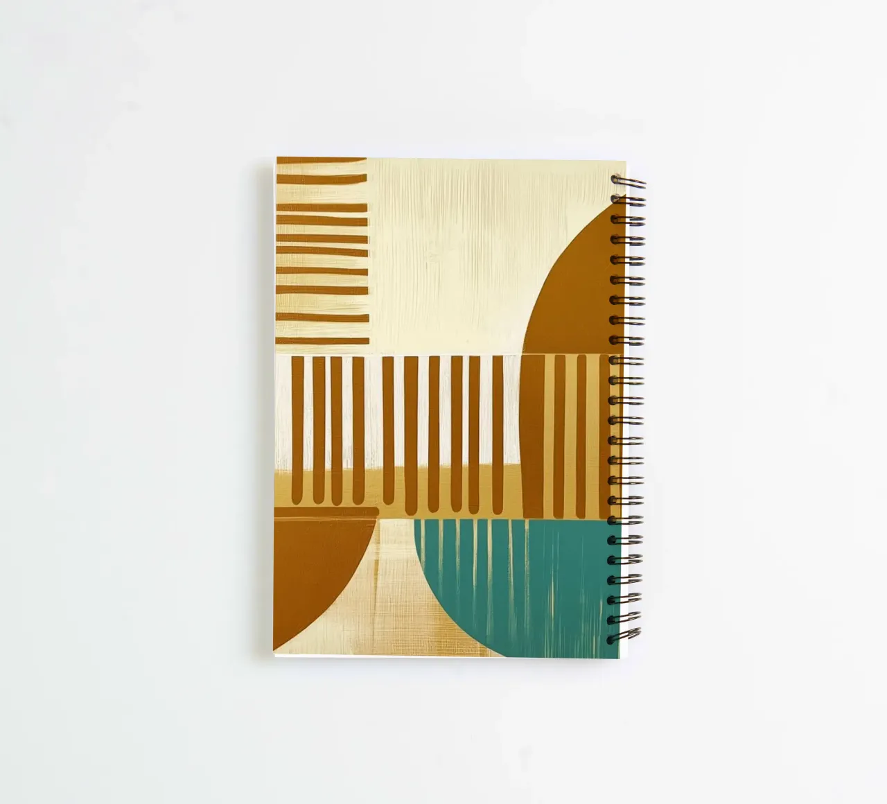 Abstract forms spiral notebook by Imagine