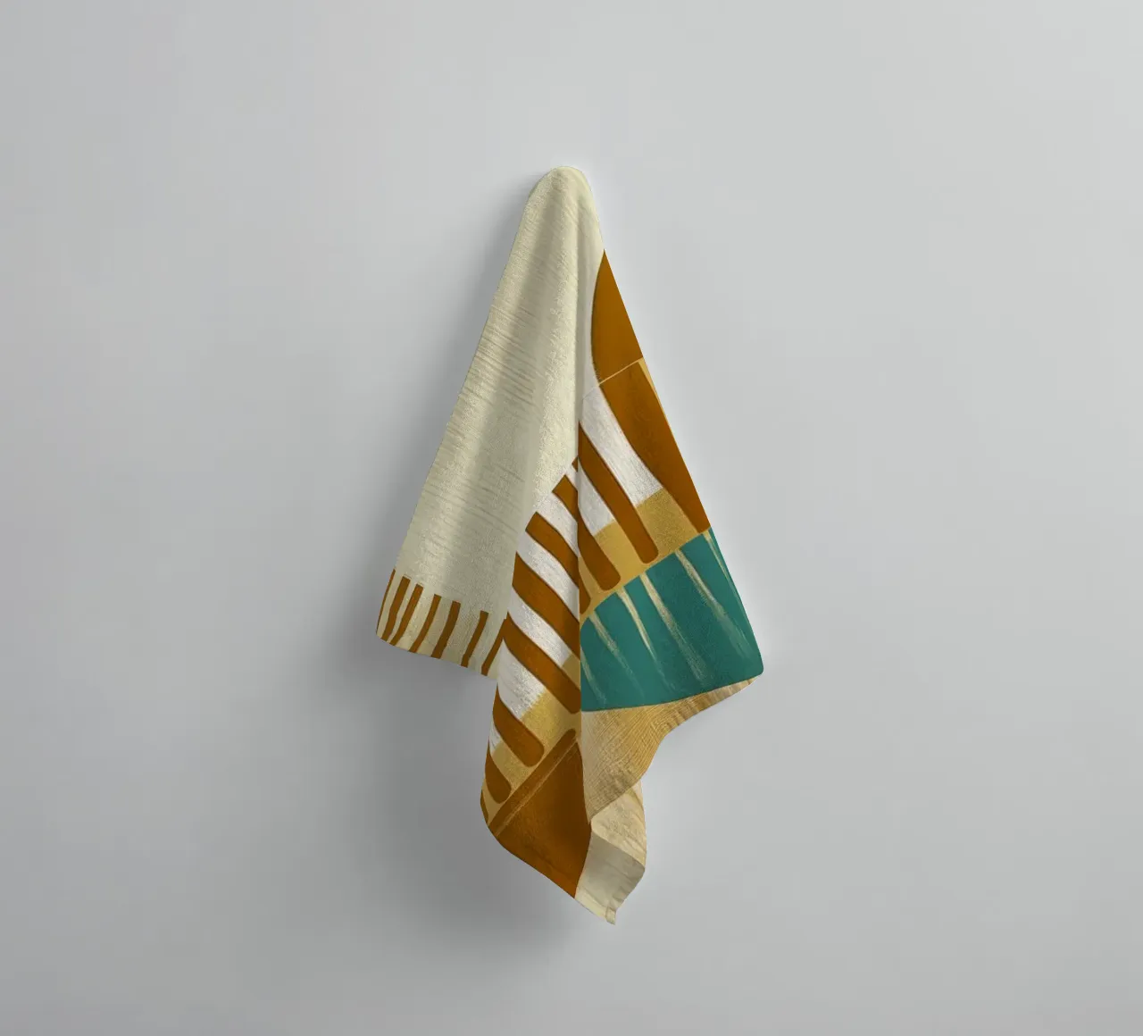 Abstracte vormen badhanddoek van Imagine