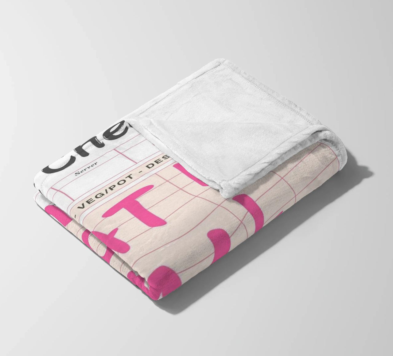 Gast-Check,Was, wenn alles klappt, Trendy Typography Fleecedecke von pdigitalprints