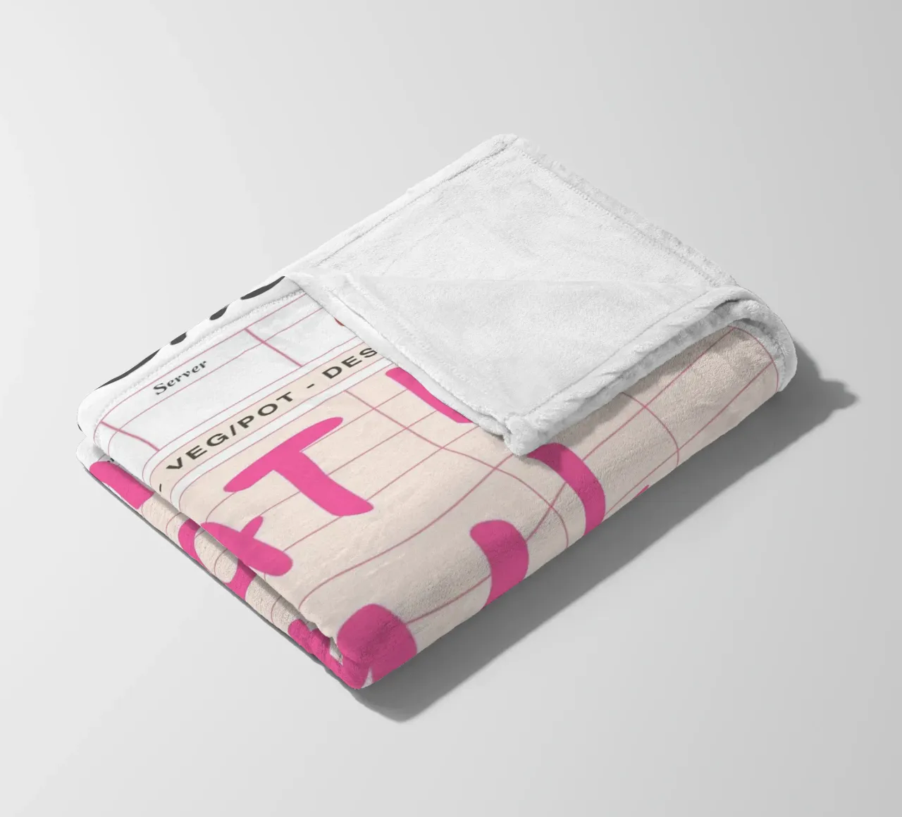 Gast-Check,Was, wenn alles klappt, Trendy Typography Fleecedecke von pdigitalprints