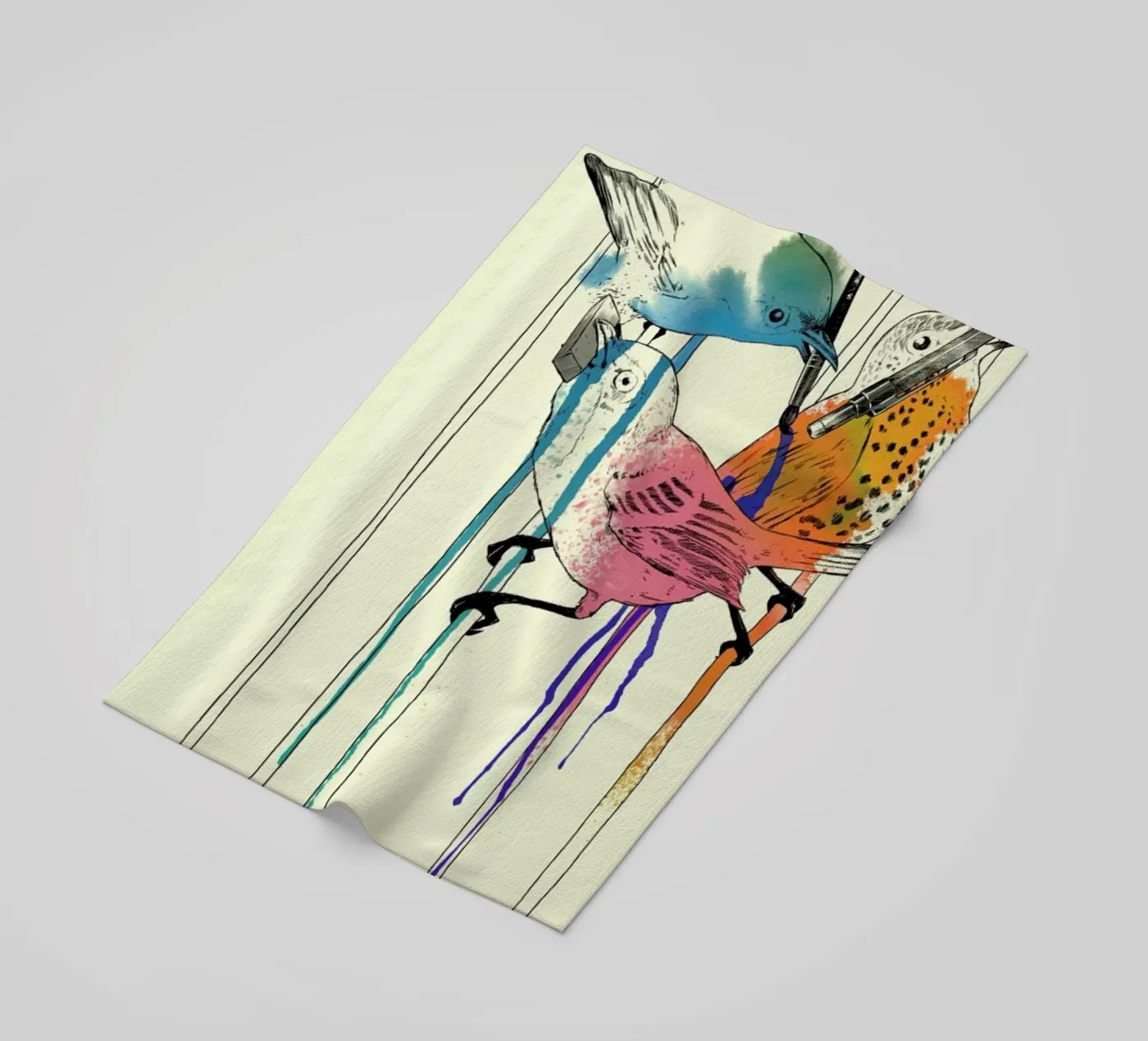 Independency beach towel by Matheus Lopes Castro