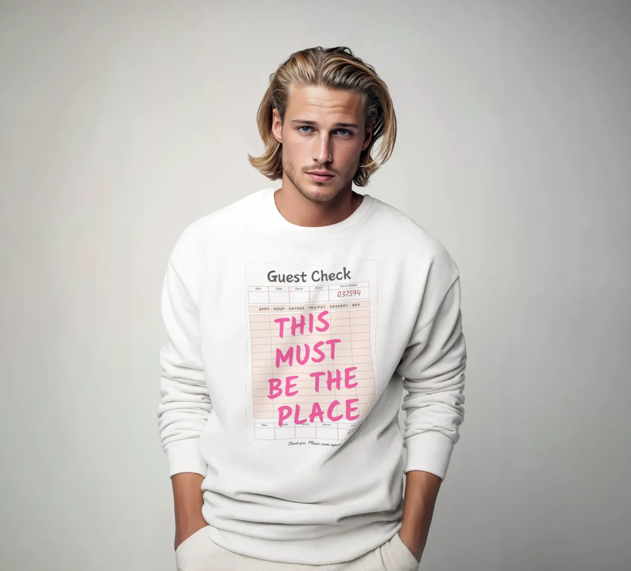Dies muss der Ort sein, an dem Gäste den Druck überprüfen, Sweatshirt von pdigitalprints