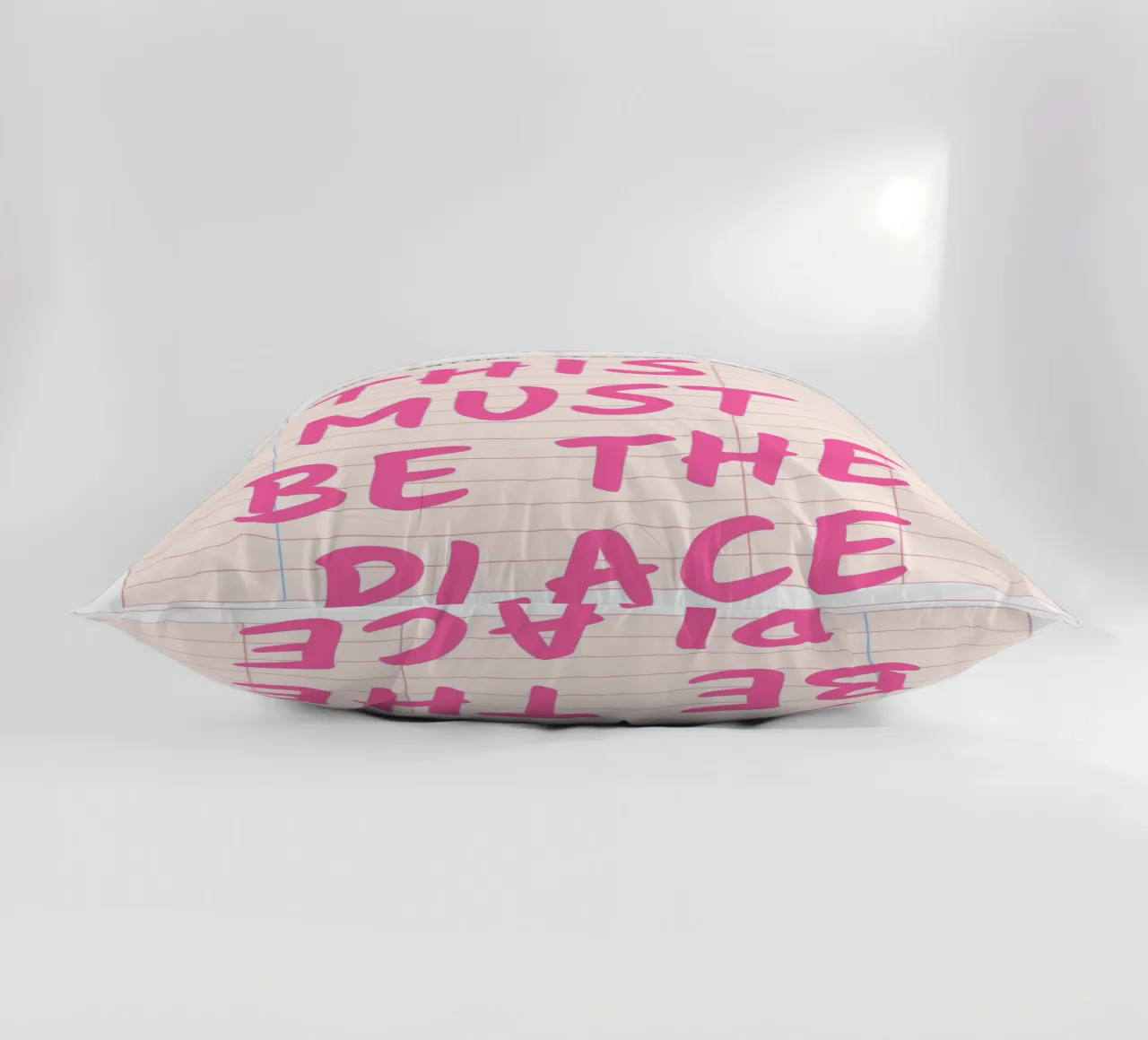 Questo deve essere il posto in cui gli ospiti controllano la stampa, cuscino da pdigitalprints