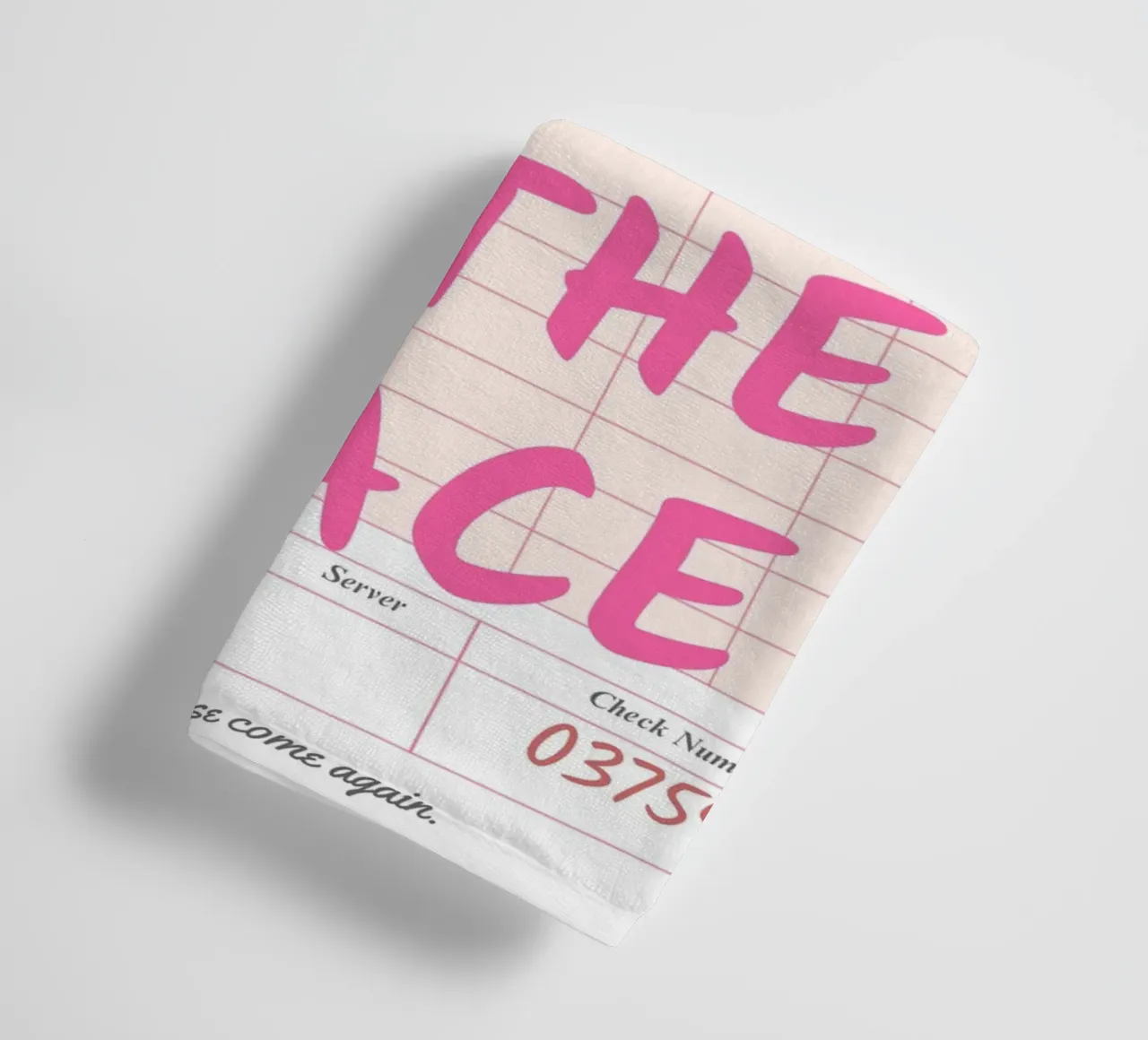 This Must Be The Place Guest Check Print, towel by pdigitalprints