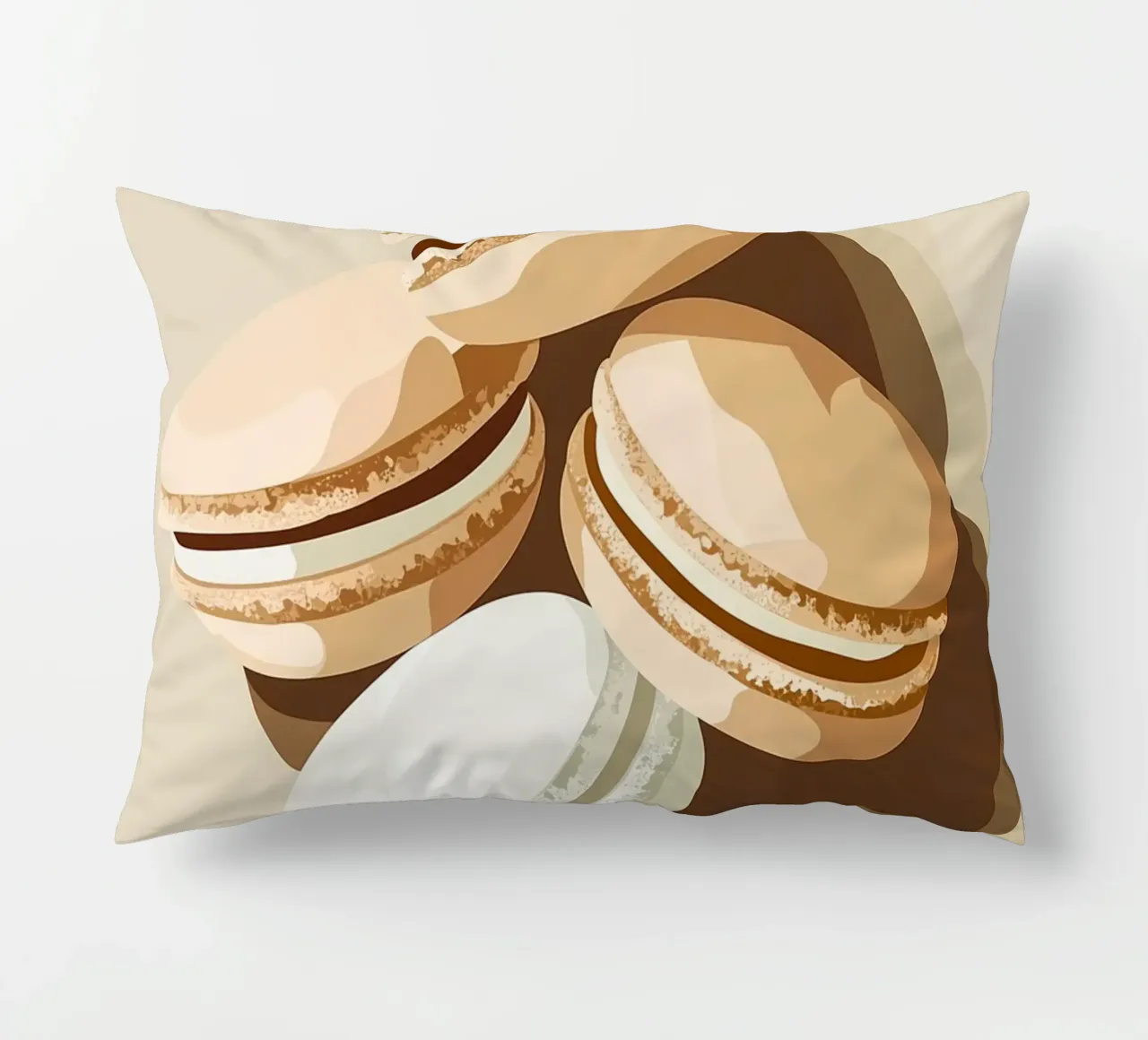 Dolci macarons francesi cuscino da Carinaprint