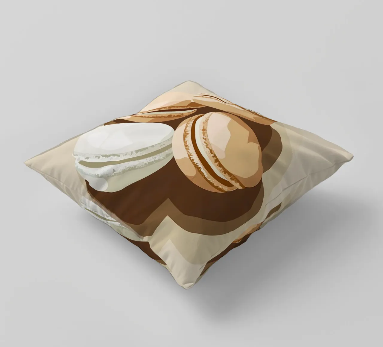 Dolci macarons francesi cuscino da Carinaprint