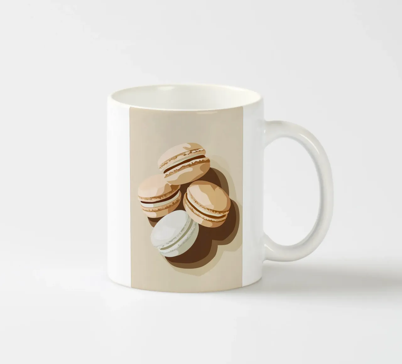 Dolci macarons francesi tazza in ceramica da Carinaprint