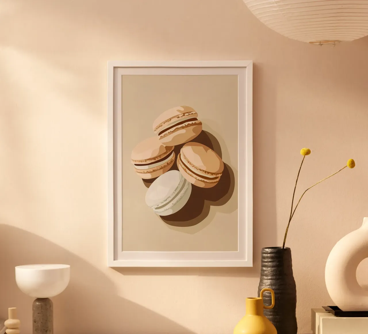 Dolci macarons francesi poster da Carinaprint