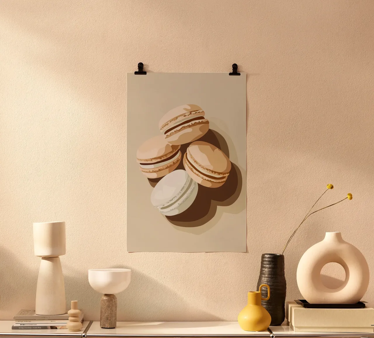 Dolci macarons francesi poster da Carinaprint