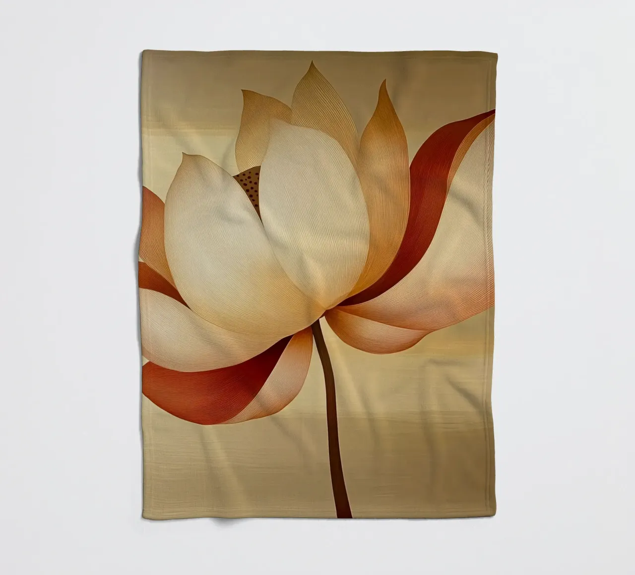 Lotus Bloem coperta in pile da Imagine
