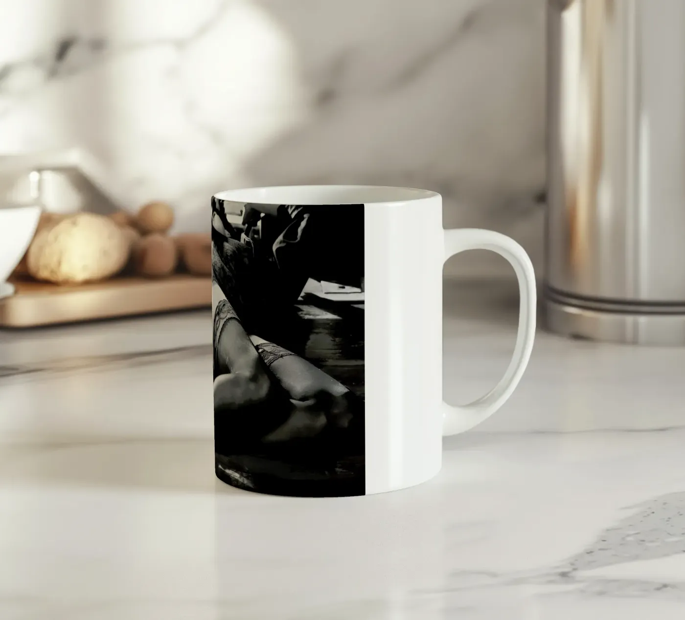 Used ceramic mug by Efacts Photography