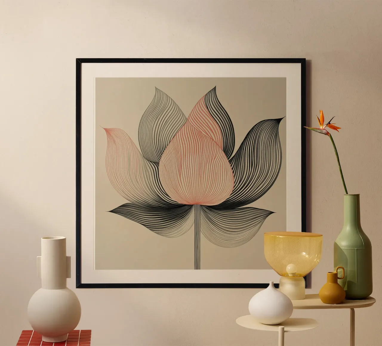 Lotus Bloem carta hahnemühle da Imagine