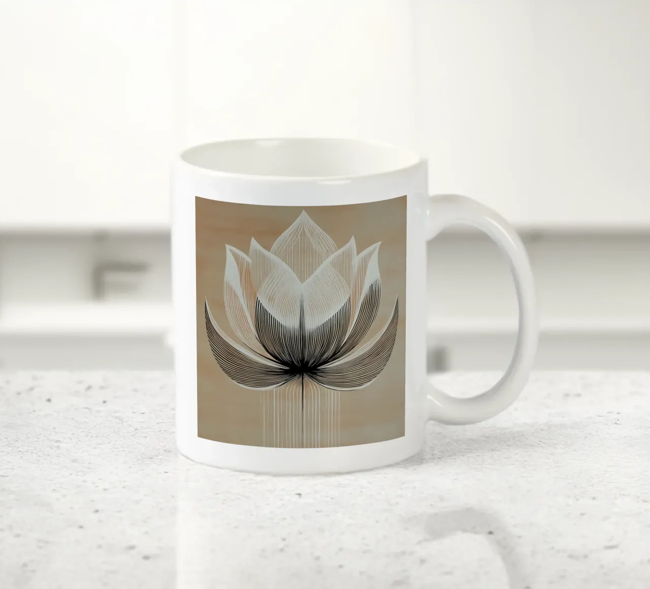 Lotus Bloem tazza in ceramica da Imagine