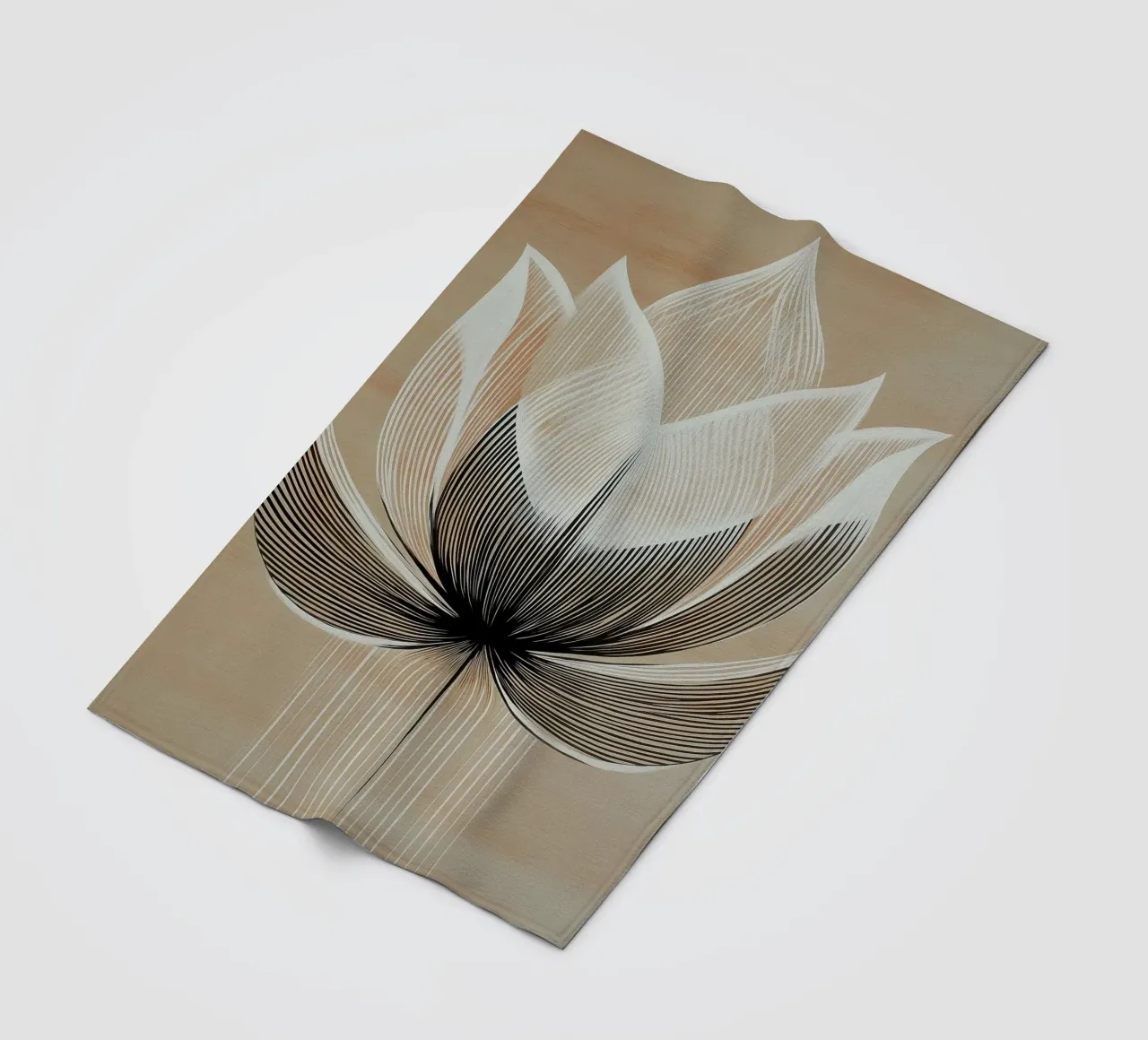 Lotus Bloem coperta in pile da Imagine