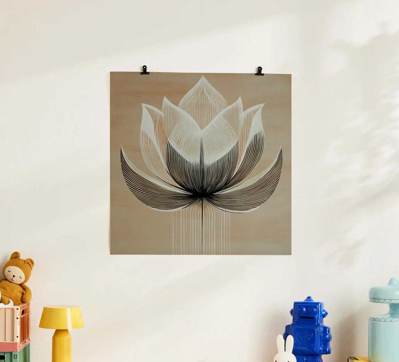 Lotus Bloem carta hahnemühle da Imagine