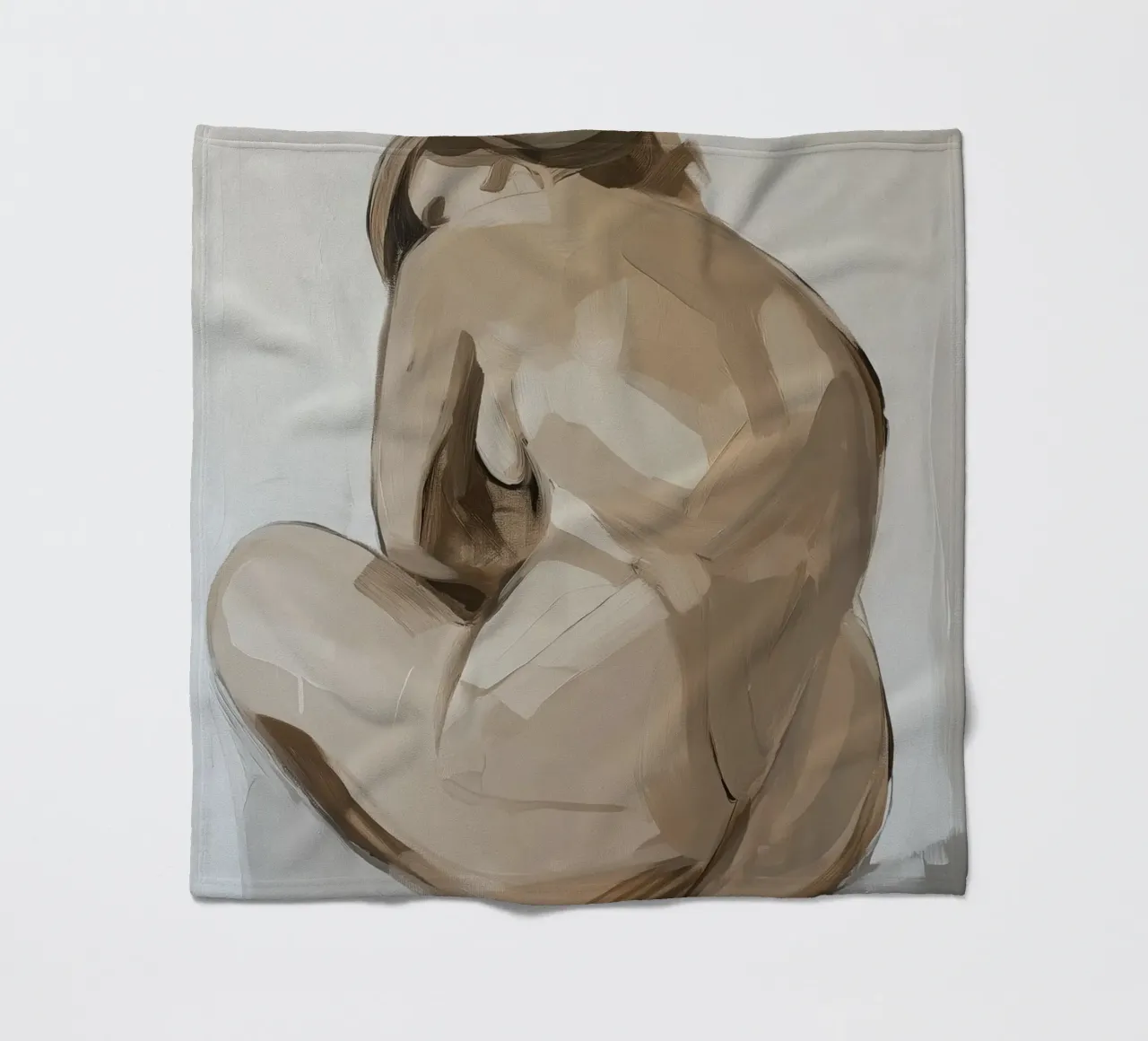 Donna astratta coperta in pile da Imagine