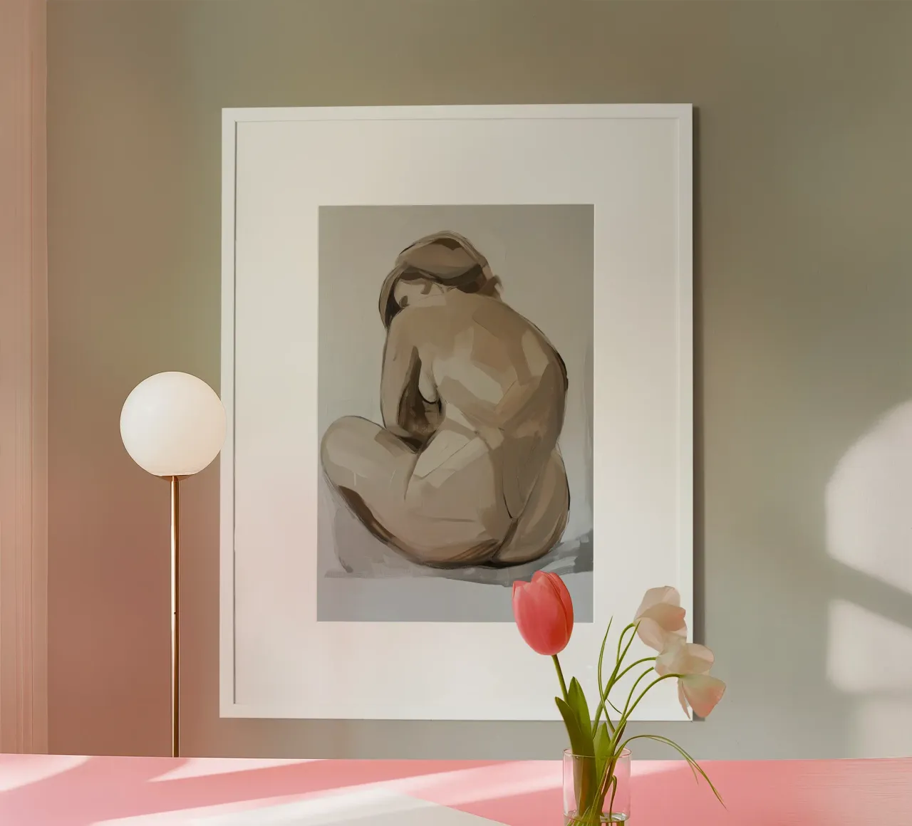 Mujer abstracta hahnemühle de Imagine