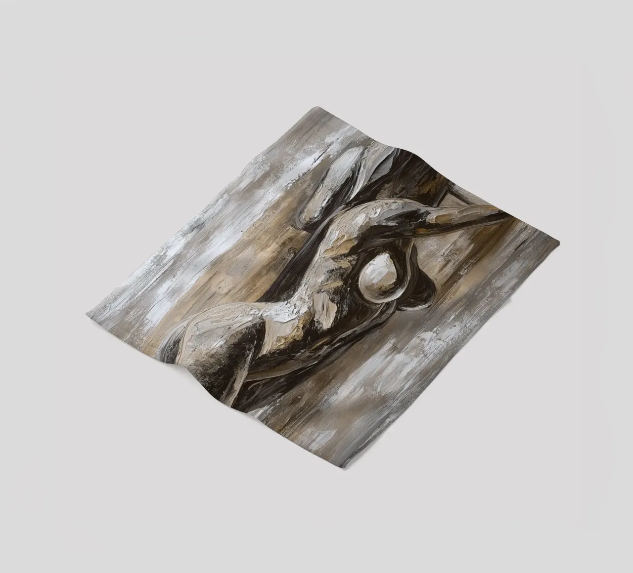 Abstrakte Nacktheit Fleecedecke von Imagine