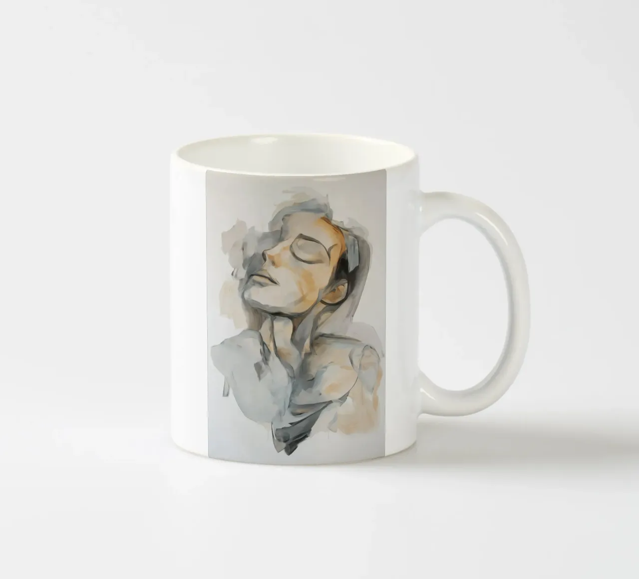Portatilone astratto tazza in ceramica da Imagine
