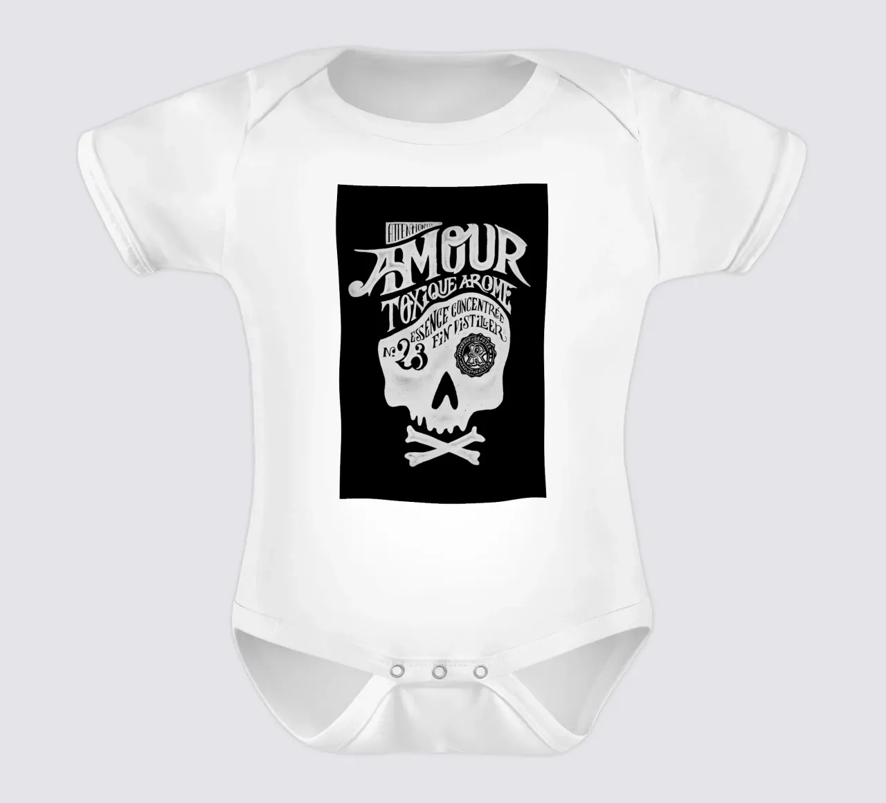 Amour body neonato maniche corte da Matheus Lopes Castro