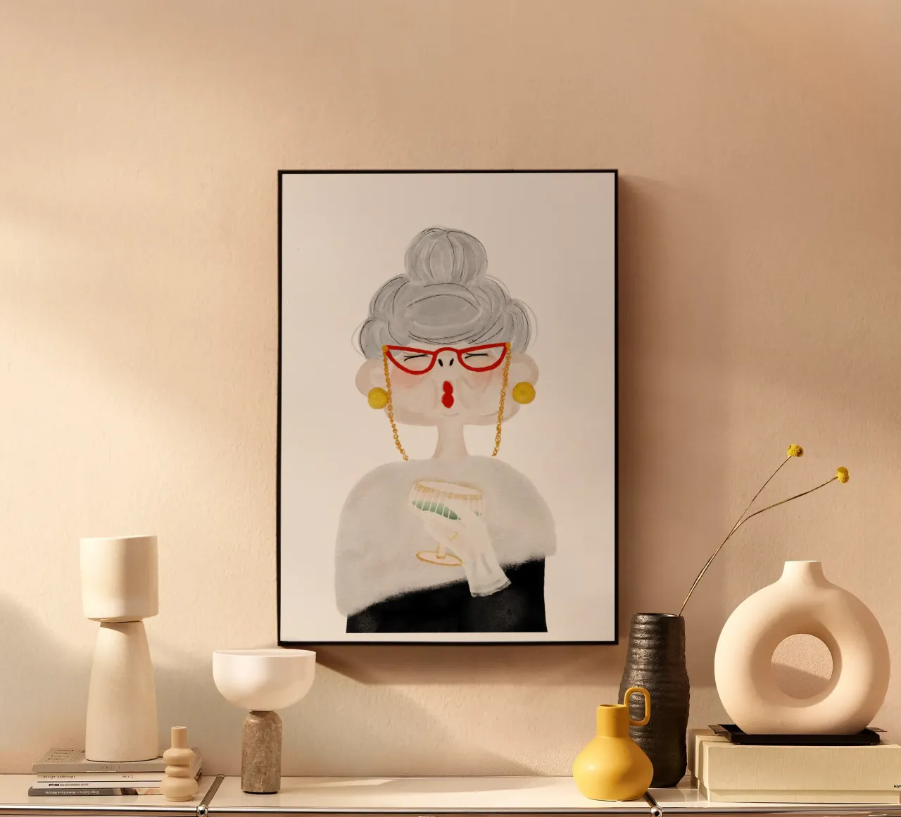 Grande Signora, Signora, Dama plexiglass da HummelBär