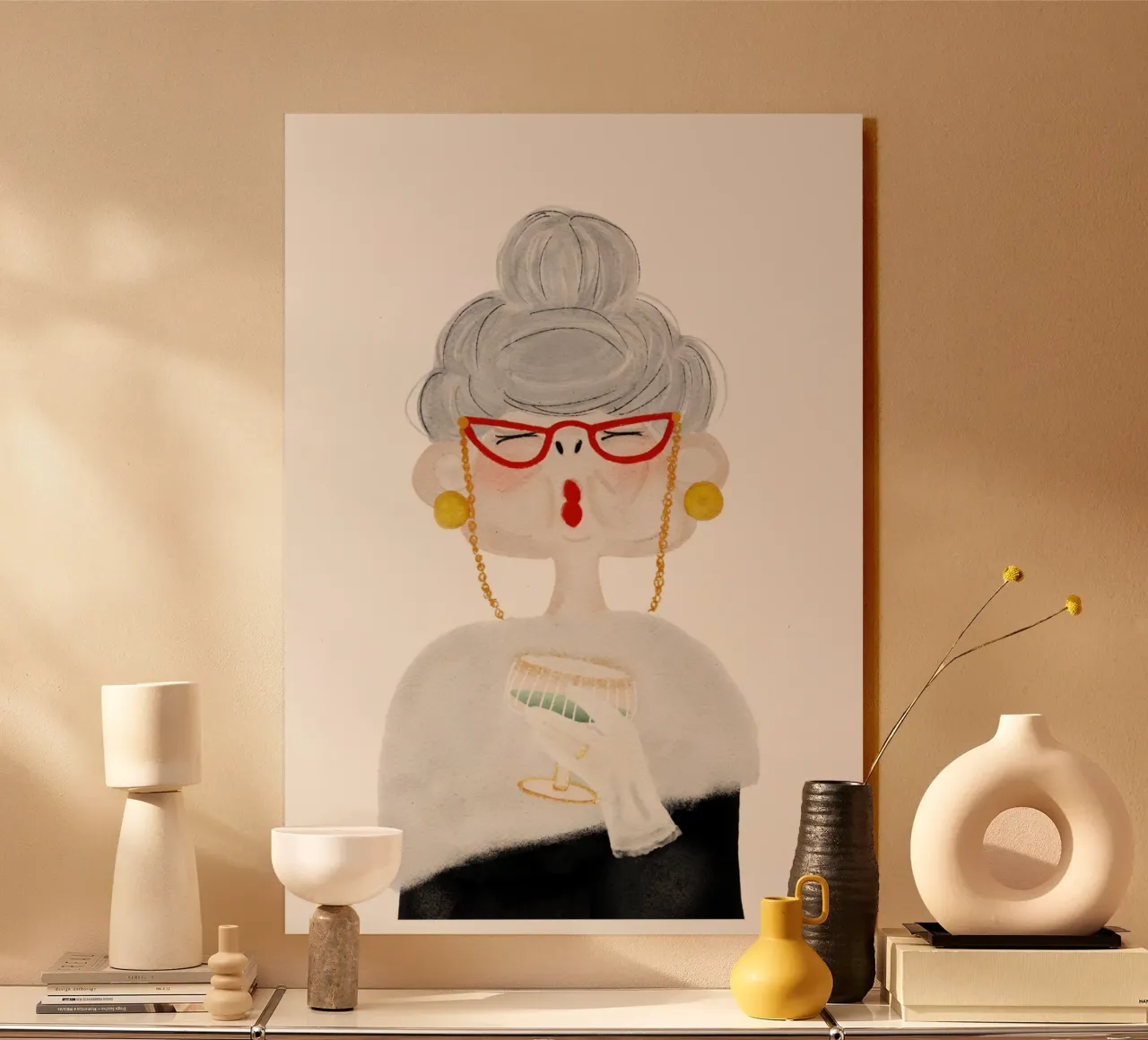 Grande Signora, Signora, Dama plexiglass da HummelBär