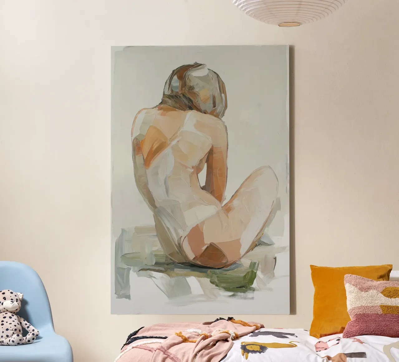 Abstract nude canvas by Imagine