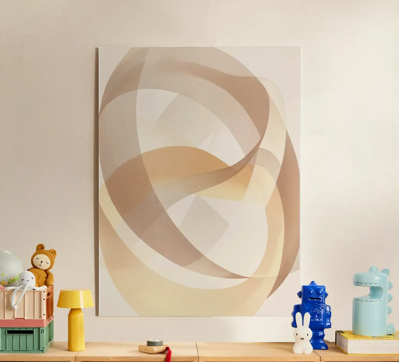 Abstrait brun plexiglas de Imagine