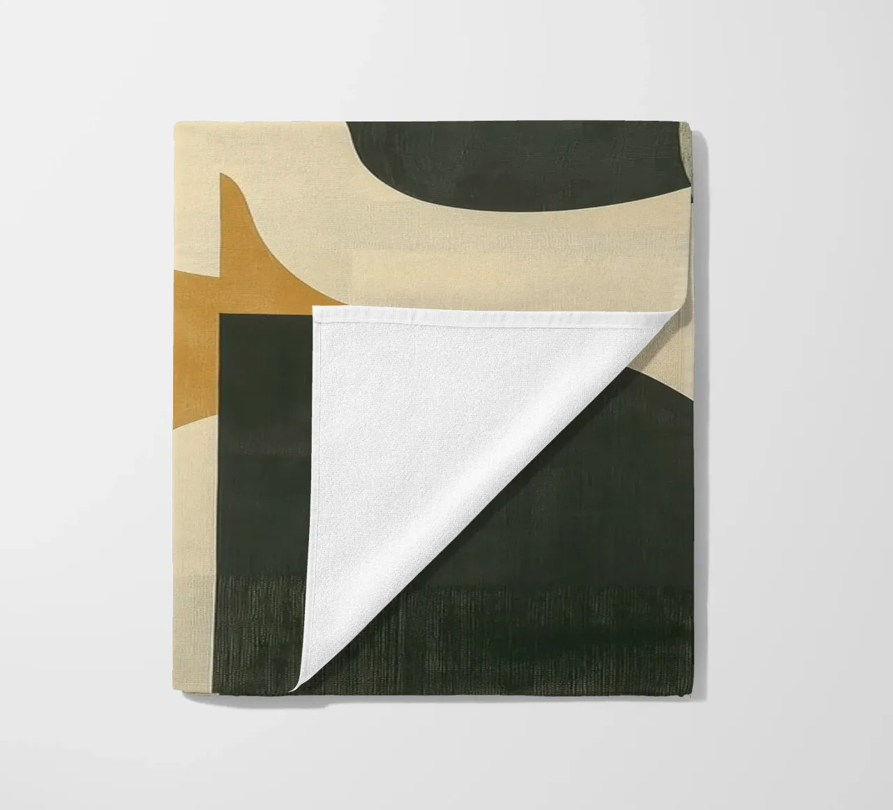 Abstract camouflage beach towel by Imagine