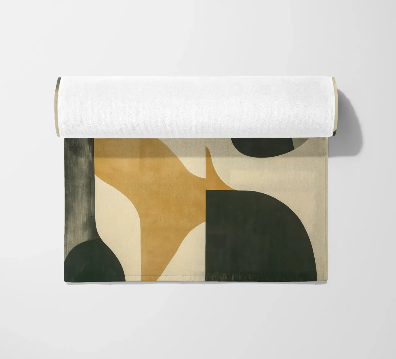 Abstract camouflage beach towel by Imagine