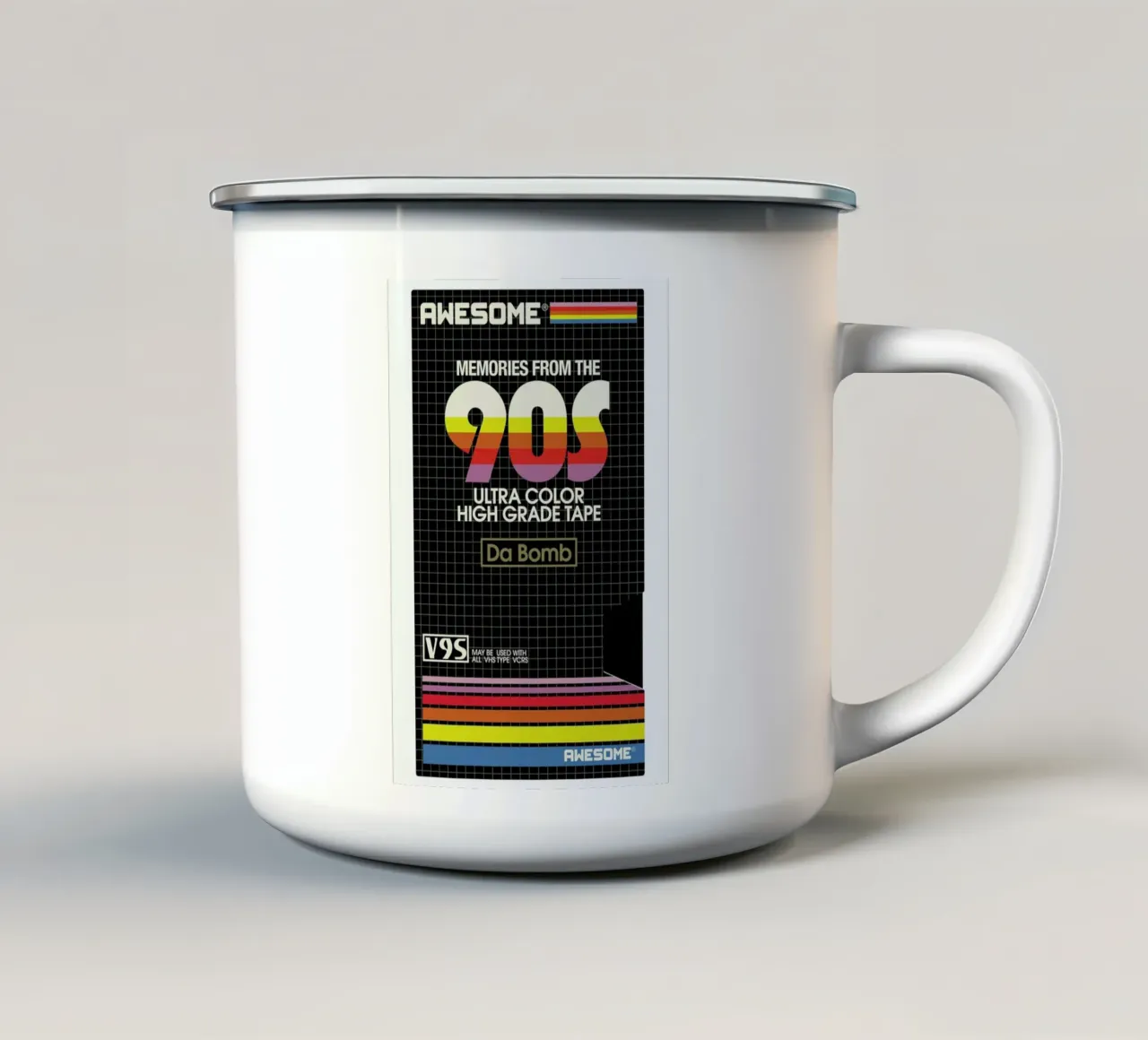 90S tazza in smalto da Matheus Lopes Castro