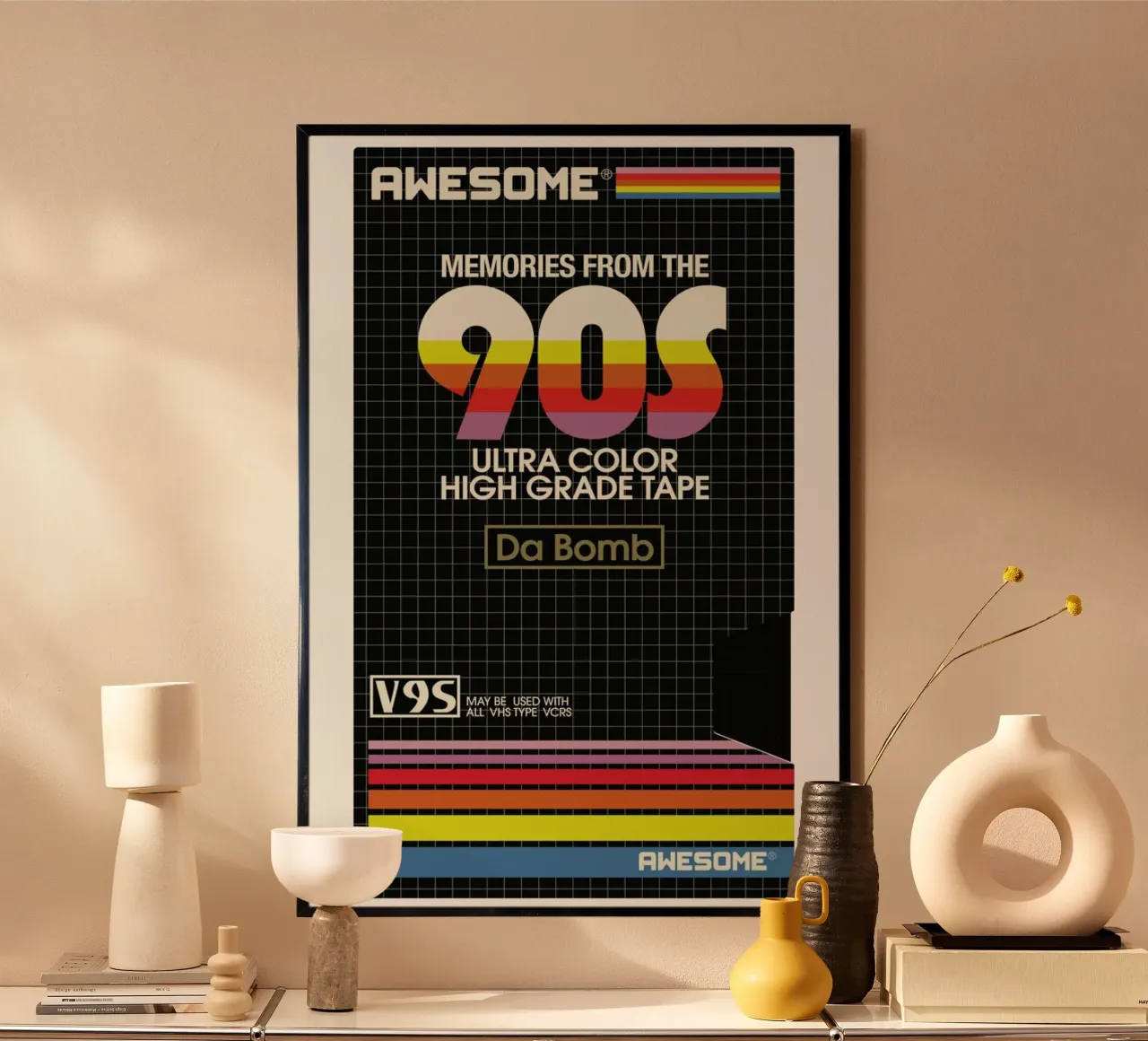 90S poster con telaio in plastica da Matheus Lopes Castro