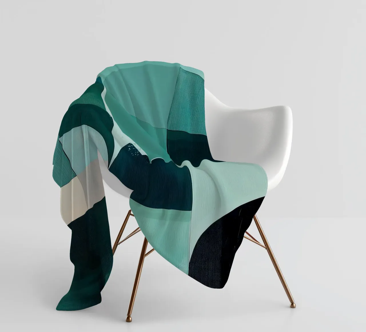Blu astratto coperta in pile da Imagine