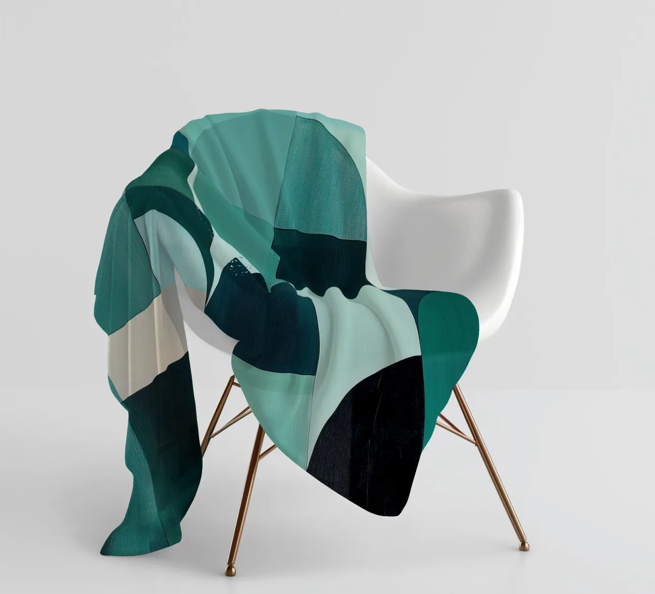 Blu astratto coperta in pile da Imagine