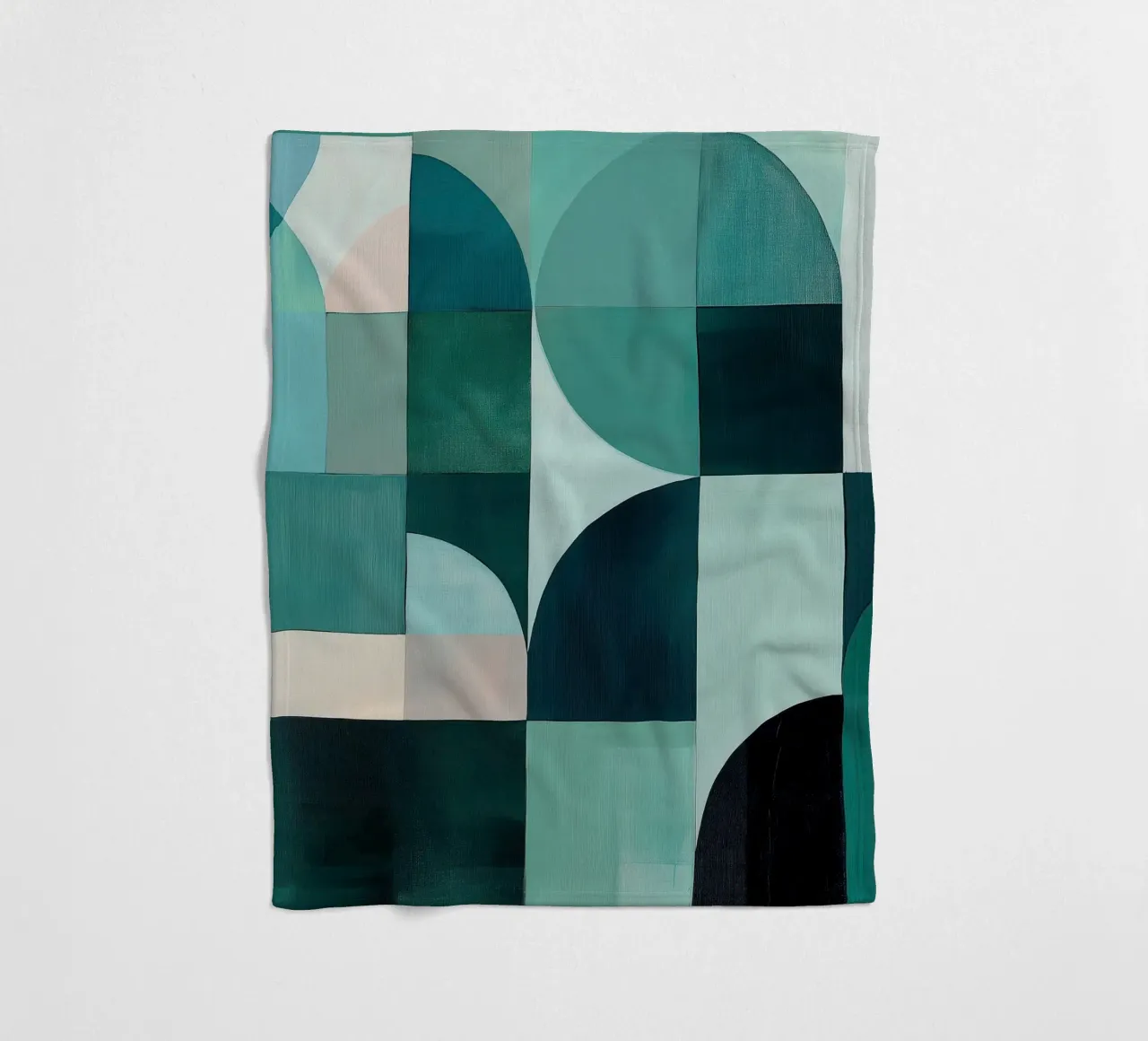 Blu astratto coperta in pile da Imagine